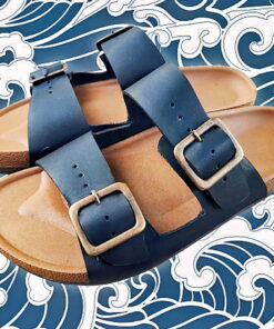 Alternative view of Sandalias Cruzadas y Paralelas Mamá Tele de Piel Genuina: Estilo y Frescura para tus Pies